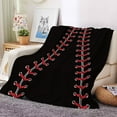 thumbnail image 6 of Miyuadkai Blanket Baseball Blanket Gifts Flannel Sports Blankets Lightweight Fleece Soft Throw Blanket for Kids Couch and Bed Room Decor, 6 of 9