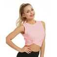 thumbnail image 2 of Stelle Women's Workout Tops Running Gym Crop Tops Sleeveless Yoga Tank Tops, 2 of 4