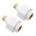 thumbnail image 4 of 2 unidades de aislamiento universal para calentador de agua eléctrico de pared con cabezal de cobre integrado, protección contra fugas de energía solar, color blanco, 4 of 7