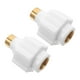 thumbnail image 4 of 2 unidades de aislamiento universal para calentador de agua eléctrico de pared con cabezal de cobre integrado, protección contra fugas de energía solar, color blanco, 4 of 7