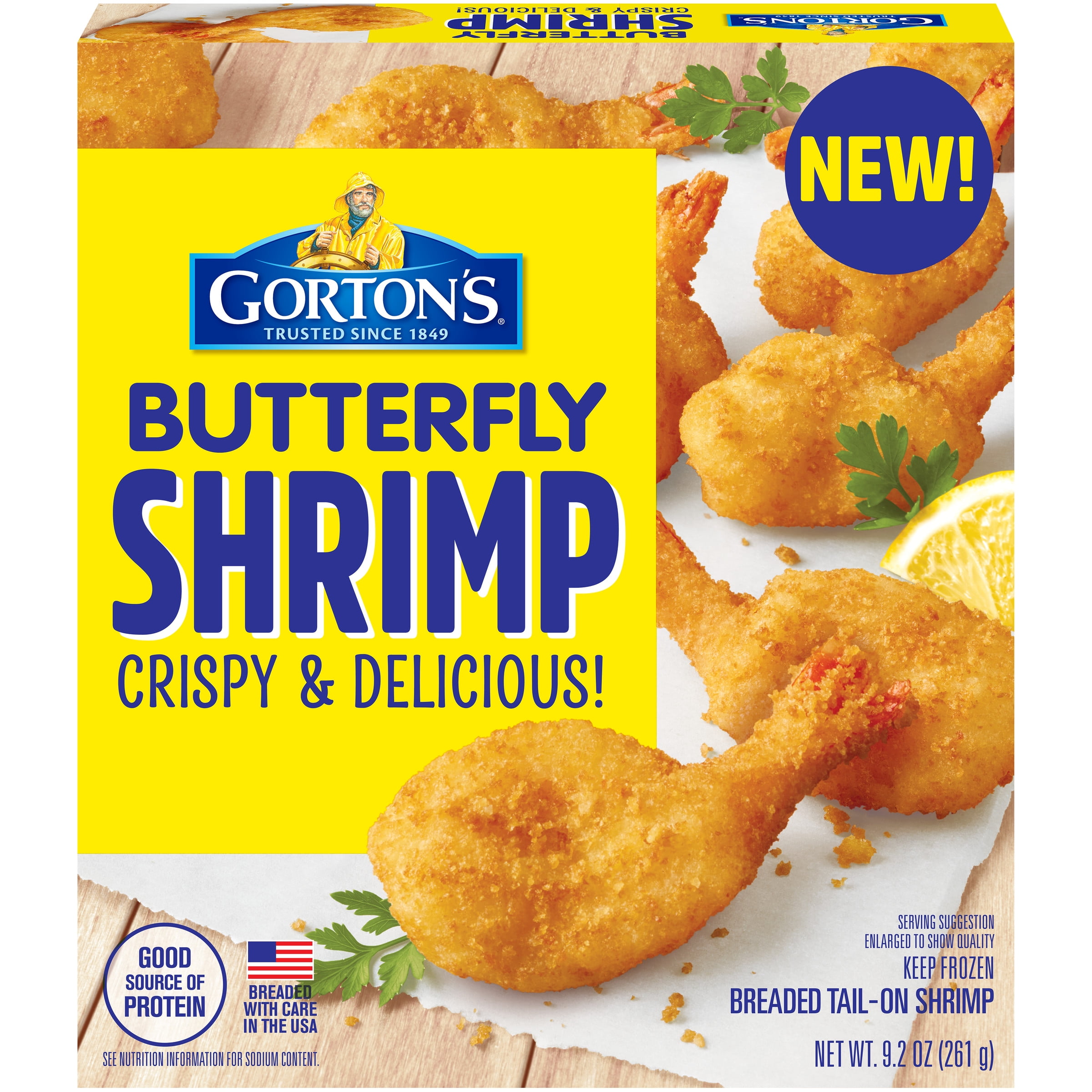 Gorton's Crunchy Breaded Butterfly Shrimp, 2.5 servings