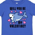 thumbnail image 4 of Inktastic Will You Be My Valentine with Cute Shark and Hearts Boys or Girls Toddler T-Shirt, 4 of 5