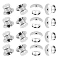 thumbnail image 1 of Phenofice 30Pcs Metal Pin Back Locks Secure Pin Fasteners with Copper Caps for Ties Clothing, 1 of 8