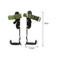 thumbnail image 3 of de para trepar árboles, recoger cocos, de , con correas de tobillo mejoradas con guantes de material acero al carbono de gran altitud 1 diente, 3 of 7