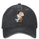 thumbnail image 2 of Gorra de béisbol vaquera con forma de corazón de Snoopy y Charlie Brown de Peanuts, gorra de camionero de dibujos animados para papá, gorra de béisbol para mujer con parasol, 2 of 5