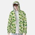 thumbnail image 2 of Cauagu Cartoon Frogs for Sun Protection Hoodie for Men and Women, Long Sleeve Rash Guard Fishing Running Quick Dry Lightweigh-Large, 2 of 7