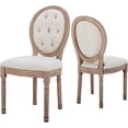 Tzicr Modern 4-set French Dining Chairs, Mid Century, Upholstered ...