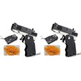thumbnail image 1 of Caja Fuerte para Pistola FLhrweasw Mini Bursts con Banda de Goma y Llavero Color Negro 2 uds, 1 of 5