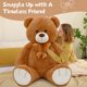 thumbnail image 4 of Peluche Teddy Bear Tezituor, tamaño grande, 150 cm, marrón oscuro, para niños, 4 of 5