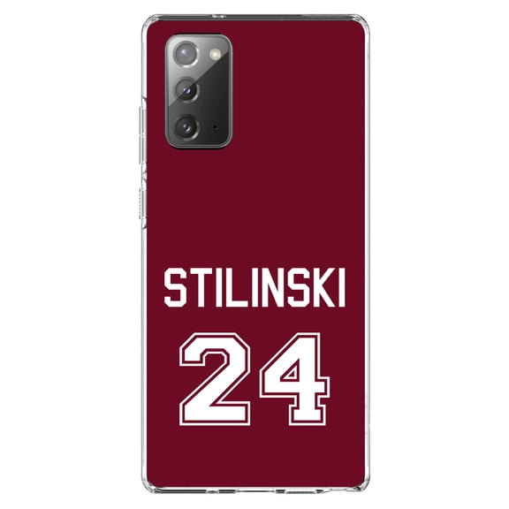 DistinctInk Clear Shockproof Hybrid Case for Galaxy Note 20 ULTRA (6.9" Screen) - TPU Bumper, Acrylic Back, Tempered Glass Screen Protector - Stilinski 24