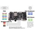 thumbnail image 2 of Red Controlador Ttgo Vga32 Ps/2 Ratón Teclado Biblioteca De Gráficos Motor De Juego Terminal Ansi/vt Para Esp32, 2 of 5