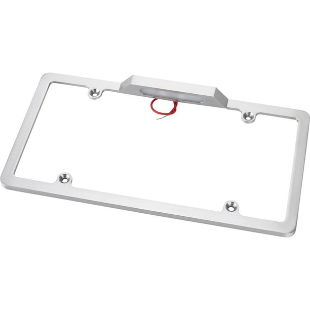 Billet Aluminum License Plate Holder w/ Light