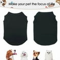 thumbnail image 5 of Dog Shirts Pet Clothes Blank Clothing,3Pcs Puppy Vest T-Shirt Sleeveless Costume, 5 of 6