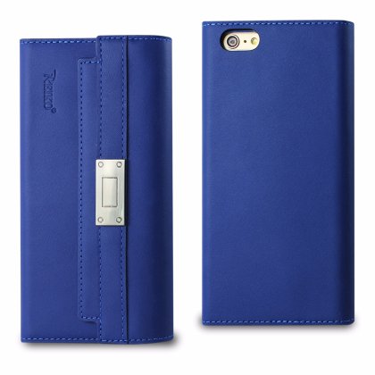Reiko Iphone 6s Plus Genuine Leather Rfid Wallet Case And Metal Buckle Belt In Ultramarine Glfc04 Iph6plsutm Walmart Com Walmart Com
