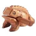 thumbnail image 2 of Wood Guiro Rasp Percussion Instrument, Thailand Traditional Craft Wooden Lucky Croaking Musical Instrument Home Office Decor, 2 of 2