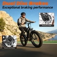thumbnail image 6 of 26" Fat Tire Electric Bike for Adults, 750W Motor (1500W Peak), 48V 15.6Ah Removable Battery, UL 2849 Certified Off-Road Ebike, 7-Speed Dual Disc Brakes, Black, 6 of 10
