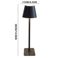 thumbnail image 6 of Desk Lamp - Lamp for Bedroom - 1500mAh Rechargeable Table Lamp, 3 Color Dimmable Touch Lamp, LED Desk Lamp for Bedroom/Reading/Office/Outdoor Party Coffee Shop, Night Light (White), 6 of 10