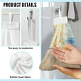 thumbnail image 6 of ZIATUBLE Sea Beach Hanging Hand Towel Starfish Hand Towels for Bathroom Reusable Dish Towels for Kitchen Set 2 Piece Decorative Dish Towel Hand Towels Easy to Install Hanging Tie Towels, 6 of 7