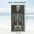 thumbnail image 3 of PHYHOO  Skull Pattern Beach Towel for Adults Kids Microfiber Lightweight Swimming Pool Towels Quick Dry Absorbent Sand Free Large Oversized Bath Towel 30x60in, 3 of 8