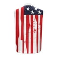 thumbnail image 5 of BiZtdJrK Hawaiian Shirts for Men Summer Sleeveless Button Down Lapel Vest American Flag Printed Casual Beach Aloha Shirt with Pockets Red XXL My Orders Placed By Me, 5 of 6