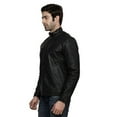 thumbnail image 2 of Luis Leather Mens Delighted Tough Genuine Lambskin Leather Jacket, Biker Jacket, 2 of 4