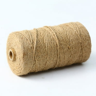 RAGUPEL Jute Twine, Durable Twine Rope for DIY Projects, Versatile Natural String for Crafting and Decorating, 125 Meters of Strong Hemp Rope