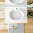 thumbnail image 5 of Eviva Santa Monica 30" White Oak Wall Mount Bathroom Vanity w/ Solid Surface Sink, 5 of 5