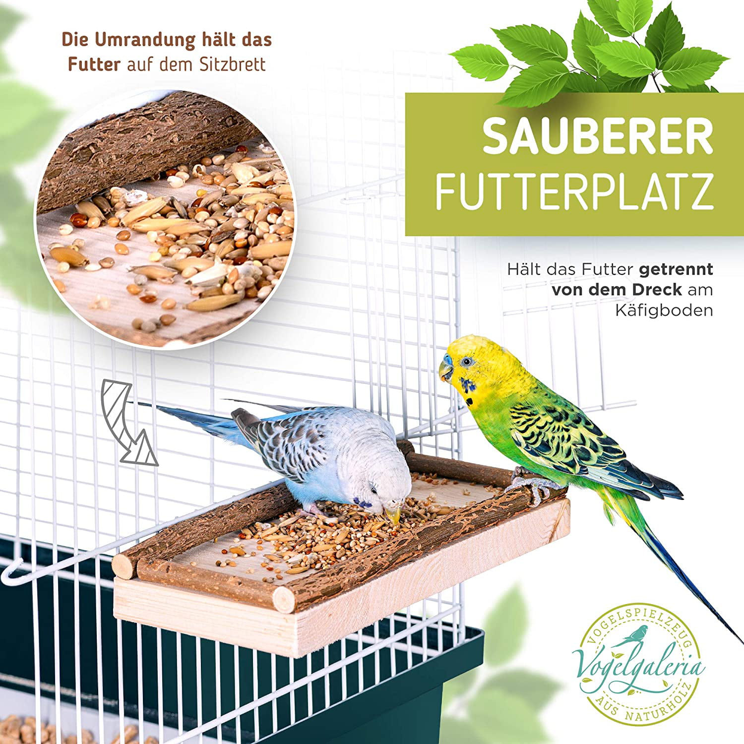 20x Cage Accessories,Bird Parrot Budgerigar Canary Finch Water Food Bowls 