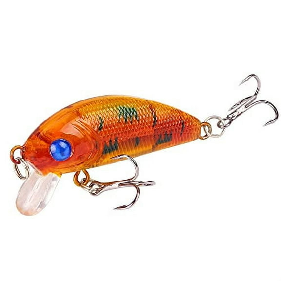 YSYSPJM Fishing Lures 50mm 4.2g Minnow Artificial Bait Rock Swimming Jig Wobbler Hard Bait Fishing Tackle for Fishing (Color : 4)