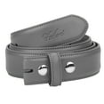 thumbnail image 4 of Falari Replacement Leather Dress Belt Strap Without Buckle Snap on Strap 33mm fit 35mm Buckle - Dark Gray L, 4 of 7
