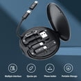 thumbnail image 2 of Yesimla Kit De Adaptador Usb Tarjeta De Cable Cable De Carga Multitipo Estuche Convertidor Usb C A Lightning Tipo C Micro Adaptador Transferencia De Datos Contiene Ranura Para Tarjeta Para Viajes Uso, 2 of 5