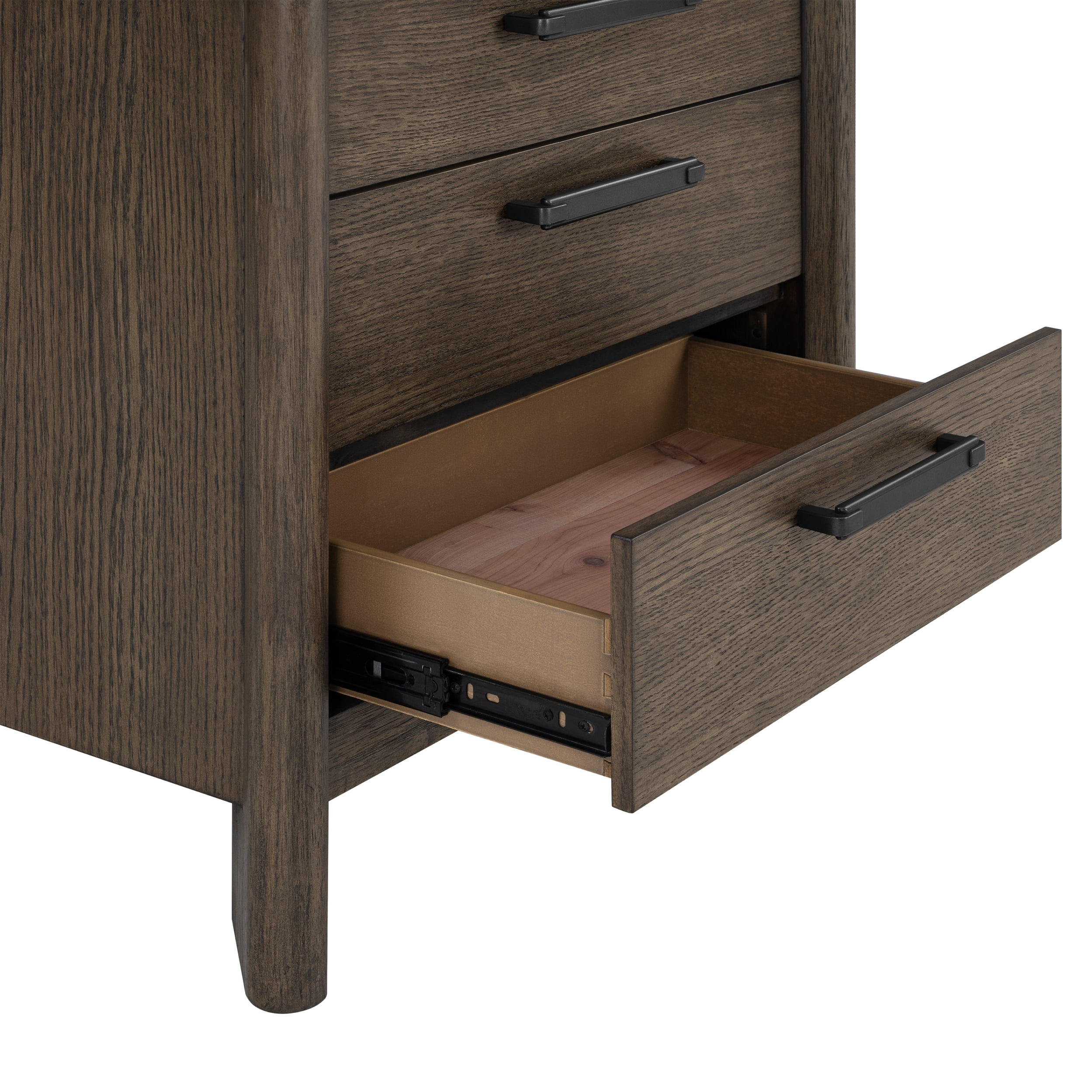 3-Drawer Nightstand with USB