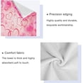 thumbnail image 4 of Coolnut Towel Set of 3, Valentine's Day Heart 1 Bath Towel, 1 Towel, 1 Small Square Towel, Strong Soft and Compact Absorbent Yoga Gym Hotel Excellent Choice. Washcloth Gift, 4 of 7