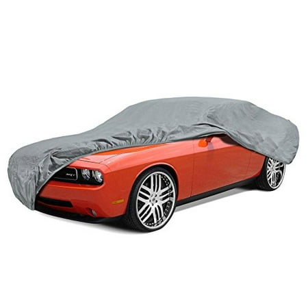 Dodge Colt Car Covers - BDK Max Shield Car Cover for Dodge Challenger - UV Proof, Water Repellent, Paint Safe, Breathable