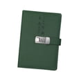thumbnail image 1 of veasfak Diary with Lock Multifuctional Locked Diary Notebook for Business Office Men Dark green, 1 of 9