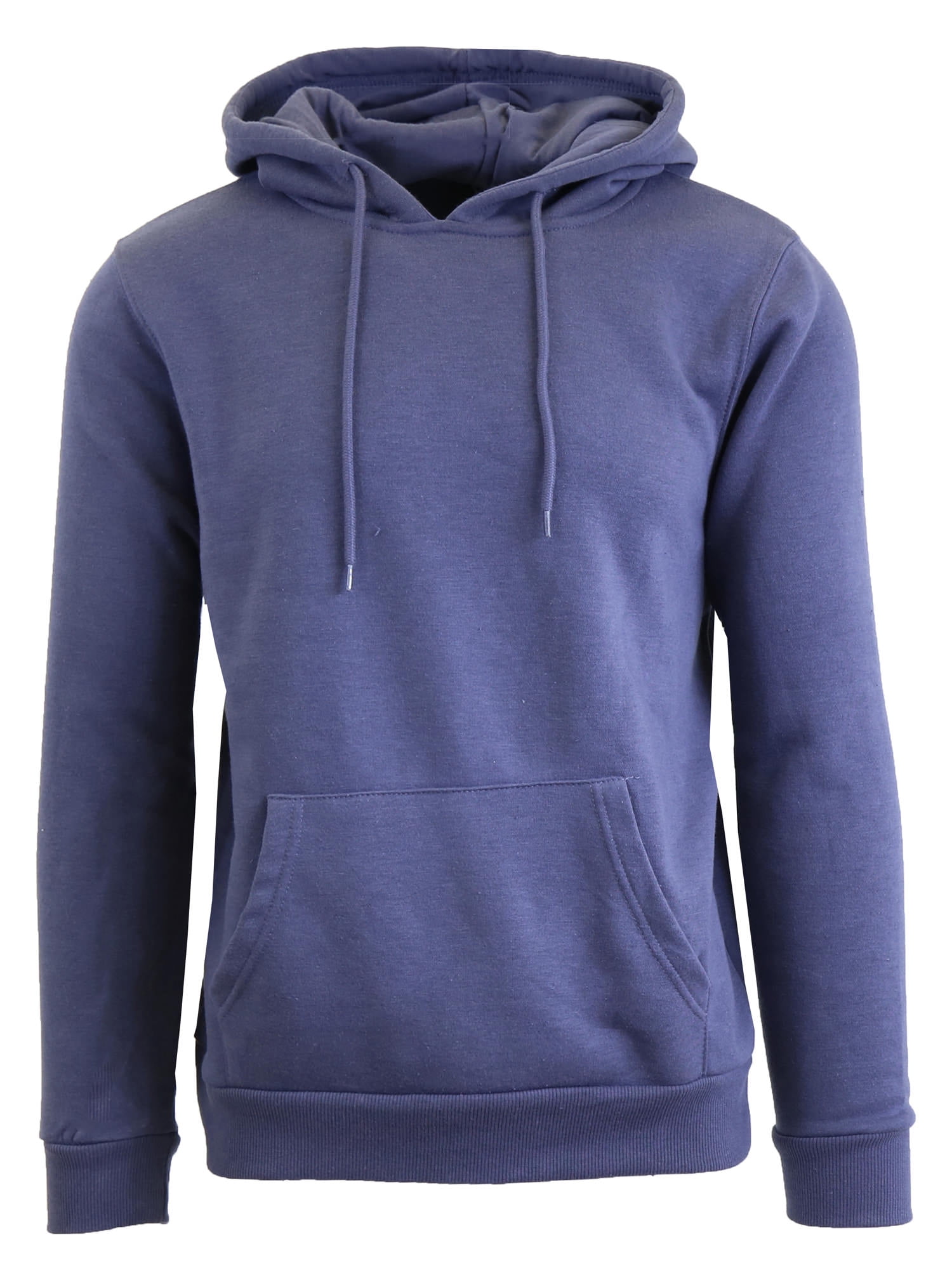 Mens Fleece Lined Pullover Hoodie Slim Fit