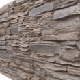 thumbnail image 6 of NewStone Canyon Ridge Faux Stone Panel, 45 3/4"W x 24 1/2"H x 1 1/4"D, Boardwalk Bay Color, 6 of 9