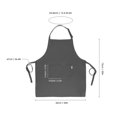 thumbnail image 2 of Yeacher Esonmus Adults Polyester Kitchen BBQ Restaurant Apron with Adjustable Neck Belt 2 Pockets for, 2 of 8