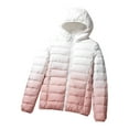 thumbnail image 2 of Women's Jacket Womens Gradient Warm Coat Hoodies Jacket Winter Outwear With Pockets Cute Fall Outfits for Women,Womens Lightweight Jackets Tops for Women Trendy XL, 2 of 3