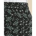 thumbnail image 5 of Moomaya Printed Layered Skirt For Women, Elastic Waist, Tiered Chiffon Midi Skirt, 5 of 8
