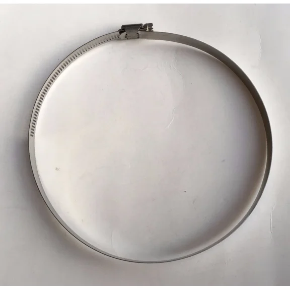 (5) #102 Stainless Steel Drive Hose Clamps Adjustable Band 5" To 7"