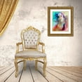 thumbnail image 3 of Doyle, Anne Farrall 26x32 Gold Ornate Wood Framed with Double Matting Museum Art Print Titled - Mood Alizarine I, 3 of 4