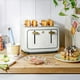 thumbnail image 4 of Tostadora de 4 rebanadas Drew Barrymore con pantalla táctil de acero inoxidable, 4 of 9
