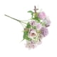 thumbnail image 4 of Flor de peonía artificial oficina en casa ramo floral decoración fiesta tela de seda peonía falsa, azul claro tholdsy HA6619-05B, 4 of 6