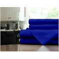 thumbnail image 3 of 100% Egyptian Cotton - 1 Piece Fitted Sheet with 14 Inch Deep Pocket, 600 Thread Count, All Around Elastic Fitted Bedsheet, Super Soft and Luxury- Royal Blue Solid, Twin-XXL Size, 3 of 5