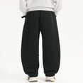 thumbnail image 7 of Gibobby Boys Pants Toddler Kids Little Boys Sweatpants 0-24Months 2T 3T 4T 5T 6T Basic Cozy Active Jogger Pants With Pockets School Pants Toddler Long Pants(4-5 Years,Black), 7 of 7
