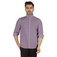 thumbnail image 1 of Bestman Formal Front Button Placket Solid Shirts For Mens Long Sleeve Regular Fit Shirt, 1 of 7