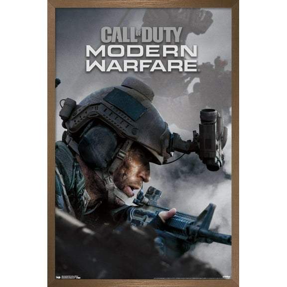 Call of Duty: Modern Warfare - Multiplayer Wall Poster, 14.725" x 22.375", Framed