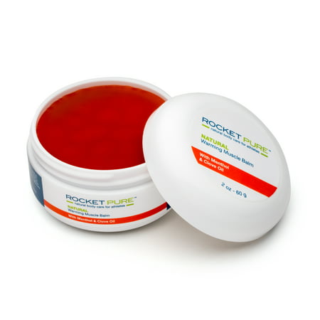 Natural Warming Muscle Balm. Relief Before or After Exercise, Soothes Pain, Tired and Sore Muscles. Natural Balm Made in the U.S. is Better Than Other Creams, Gels and (Best Ointment For Sore Muscles)