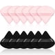 thumbnail image 1 of 12 Pieces Powder Puff Face Triangle Makeup Puff for Loose Powder Soft Body Cosmetic Foundation Sponge Mineral Powder Wet Dry Makeup Tool (Black, Pink), 1 of 4